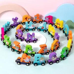 Juego de Tren de Madera Educativo STEM con Conexión Rápida, Alfabeto Animal, Aprendizaje para Niños - Product Image 2
