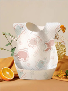Cute Design Cartoon Printed <strong>Disposable</strong> Cotton <strong>Bib</strong> for Children Hot Selling Organic Cotton Baby <strong>Bib</strong> for Feeding Child - Product Image 6