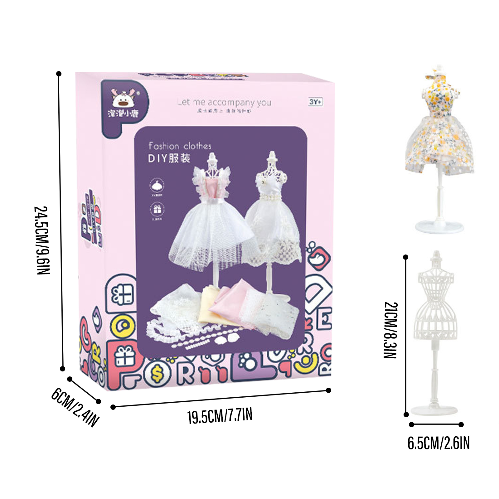 Kids' Sewing Kits for Doll Clothes Design - Creativity Learning Toys &  Craft Kits for Girls & Teens