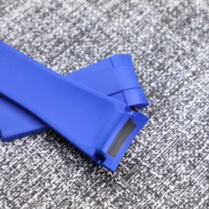 Bracelet de montre en caoutchouc FKM de luxe à extrémités courbes de 20 mm pour Rolex GMT Daytona <span class=keywords><strong>Submariner</strong></span>, bracelet de remplacement - Product Image 3