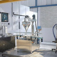 Machine de remplissage automatique de lait en poudre à vitesse rapide 500ml fonctions faciles à utiliser emballage collage étiquetage feuille de plastique emballée