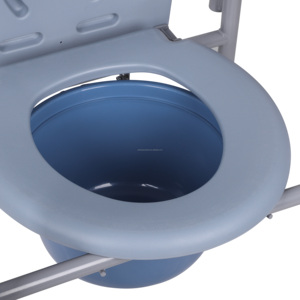 Cômoda de aço 3 em 1 para banheiro, cômoda de cabeceira com braços, cômoda bariátrica para idosos, banheiro portátil - Product Image 2