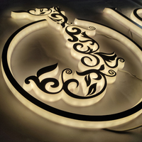 Enseigne lumineuse LED personnalisée en acrylique 3D, logo lumineux extérieur, enseigne de marque illuminée