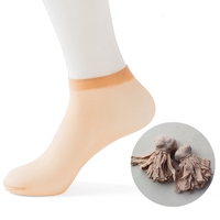 144 pièces chaussettes d'essai hygiéniques en gros pas cher chaussettes à usage unique chaussettes jetables bas chaussettes