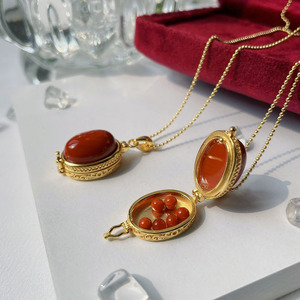 Collar con colgante de mantra de seis palabras de <span class=keywords><strong>la</strong></span> Sútra del Ojo de Hổ, que puede abrir objetos, regalo - Product Image 4