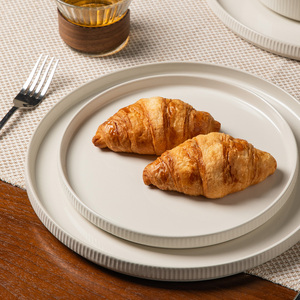 सीधी नई हड्डी चीन सफेद रंग चमक आधुनिक लक्जरी ओवन और डिशवॉशर सुरक्षित 12 टुकड़ा डिनरवेयर 4 के लिए सेट - Product Image 5