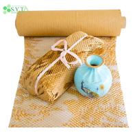 Kertas Pembungkus Kado Ramah Lingkungan Biodegradable Kertas Kraft Sarang Lebah Coklat Daur Ulang Pembungkus Bunga Gulungan Kertas Kraft Sarang Lebah