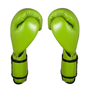 นวมชกมวยหนังพรีเมียมสำหรับ MMA และมวยไทย พร้อมที่รัดข้อมือ คุณภาพสูง เหมาะสำหรับการฝึกซ้อมและการต่อสู้ - Product Image 1
