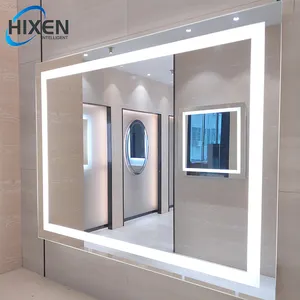 Hixen 18-5a cung cấp thiết kế mới fogless thông minh LED Vanity trang trí nội thất màn hình cảm ứng Bath Led Gương