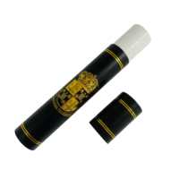 Tube en papier simili cuir pour diplôme de fin d'études, logo personnalisé, tubes cylindriques pour diplômes