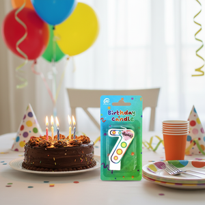 Candele per Decorazione Torte di Compleanno Modello 75315A da 5,5 Pollici, 144 Pezzi/Cartone - Product Image 3