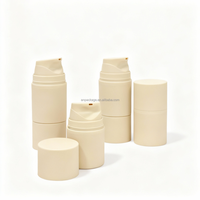 Flacon pompe sans air en PP rechargeable, écologique et réutilisable pour les marques de cosmétiques durables