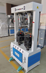 Máquina prensadora de sujeción de suela de talón de zapato de goma hidráulica universal automática - Product Image 5