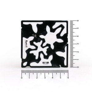 Cubo Mágico Qiyi Crazy Gear Cube Black Patch, Cubo Irregular de Forma Irregular 3x3, Juguete de Rompecabezas de Velocidad para Niños y Niñas - Product Image 2