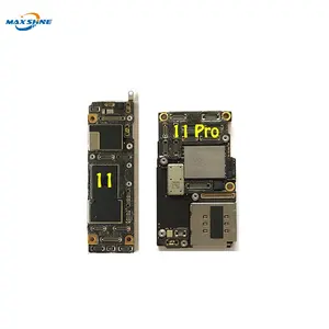 Para iPhone 11 12 13 Pro Max Motherboard Com Face ID 14 Pro Max Placa Principal Desbloquear Original Para iPhone