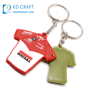 Trung Quốc Nhà Sản Xuất Tùy Chỉnh Mềm Pvc Màu In Ấn Thể Thao <span class=keywords><strong>Jersey</strong></span> Keychain Với Số Logo - Product Image 5