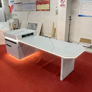 Gabinetes de <span class=keywords><strong>cocina</strong></span> inteligentes de lujo con <span class=keywords><strong>luz</strong></span> <span class=keywords><strong>Led</strong></span> con armario curvo <span class=keywords><strong>Cocina</strong></span> Muebles de <span class=keywords><strong>cocina</strong></span> completos Encimera de piedra sinterizada - Product Image 4