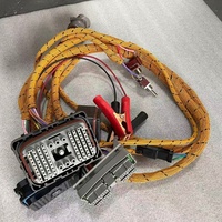 Arnés de prueba de diagnóstico de motor C4.2 C6.4 C7 C18, cable de arranque y línea de prueba de ECU para excavadoras Caterpillar modelos C/D