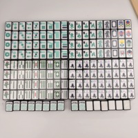 XCL Wholesale Luxury American Mahjong Set 160pcs Transparent Crystal Acrylic Tiles Mahjong Game for Gift Indoor Play