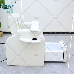 Muebles y Equipos para Salón de Belleza, Silla de Masaje de Pies Eléctrica Reclinable, Silla de Pedicura sin Plomería con Lavabo - Product Image 4