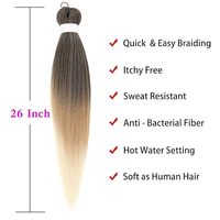 Extensions de cheveux synthétiques pré-étirées pour tresses, style French Curl et Bone Straight, pour la vente en gros