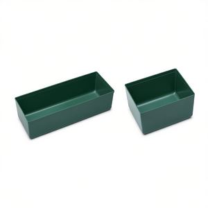 TTAKE Small Parts Tray <b>Tool</b> Containers 2 Pack Green Rectangular <b>Storage</b> Box for Workshop Organization - Product Image 2