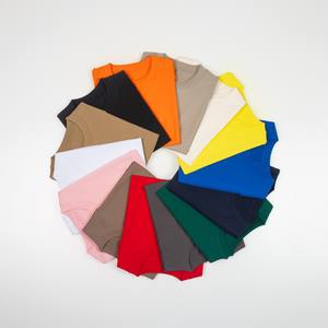 Disponible para pedidos a granel Listo para enviar 100% algodón O-cuello Camiseta de gran tamaño Secado rápido 240gsm/250gsm Peso de la tela Impresión larga - Product Image 4