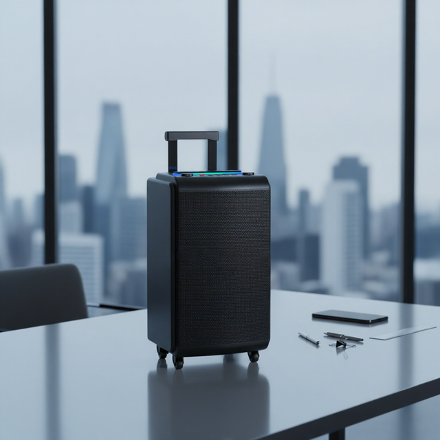 KODA Active Trolley Speaker Subwoofer 12 Inch Factory Subwoofer with RGB LED Lighting AC Powered