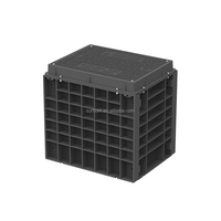 Boîtier d'accès souterrain en fibre optique composite SMC pour câbles, type SURHD05 Surfiber/OEM