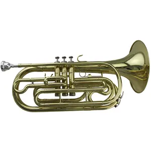 Popolare di qualità in oro lacca Marching trombone Tono Bb