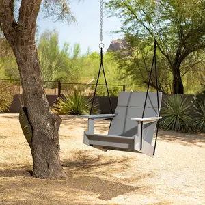 Luxury Outdoor Garden DHPE Swing Single Poly Swing Single Poly Arm Swing