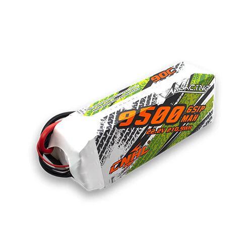 CNHL 9500mAh 22.2V 6S 90C RC Racing Series Lipo Battery QS8 Plug for RC Car Truck Vehicle Buggy Losii RC FPV Drone Models Part