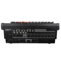 Console de mixage à grande échelle avec 8/12 canaux et deux 99 effets DSP, mélangeur KS Stage Performance à 4 porteuses