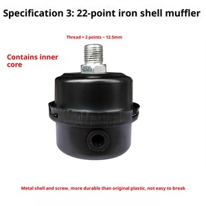 Accessoires de <span class=keywords><strong>compresseur</strong></span> d'air en métal silencieux sans huile pour pompe à air-Vannes de cylindre de tasse de solénoïde unidirectionnelles et anneau en caoutchouc - Product Image 6