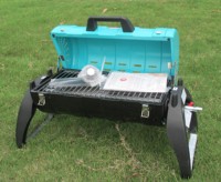 Barbecue à gaz Barbecue à charbon de bois Extérieur Portable RV Camping 2025 Multi-fonctionnel 748-02