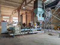 Machine de remplissage et de scellage de granulés de biomasse, pesage quantitatif semi-automatique pour matériaux ensachés 25kg/50kg, en acier inoxydable, pour l'industrie alimentaire