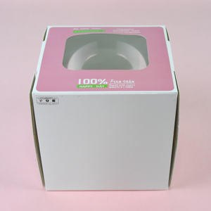 กล่องเค้กเบนโตะใสขนาด 6 8 10 12 14 นิ้ว พร้อมหน้าต่างด้านบนและด้าน<span class=keywords><strong>ข้าง</strong></span> กล่องกระดาษคราฟท์อย่างดีสำหรับใส่อาหารและเค้ก - Product Image 5