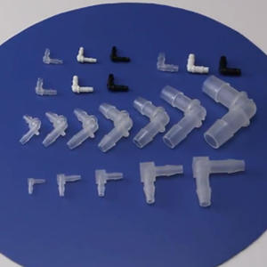 Tuyau en plastique PP de qualité alimentaire, connecteur en pagode, coude à diamètre égal, 90 degrés, en forme de L, coude carré, coin arrondi, médical - Product Image 4