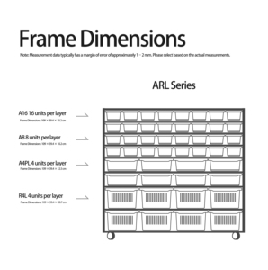 Rack pour reptiles en aluminium argenté série ARL 2.0 Star avec enclos A16/A8/A4P/R4 pour geckos crêpus et léopards et serpents - Product Image 2