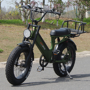 Bicicleta Eléctrica Fat Bike al por Mayor con Batería de Litio de 48V 1000W, Cuadro de Acero, Motor en Rueda, Neumático de Montaña, Asiento Tipo Banana y Certificación CE - Product Image 5