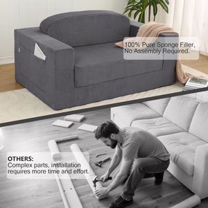 Nuevas Ideas de Productos 2026: Sofá Doble Chaise Longue de Lujo Moderno, Envasado al Vacío, Muebles para Airbnb, Proveedores Mayoristas en China - Product Image 5