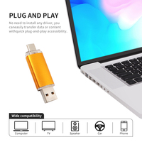 Usb flash drive asli usb 3.0 16g, flash drive usb 2-in-1 Tipe c thumb drive 8gb 1tb usb 3.0 grosir