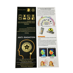 Pegatina de Protección Contra la Radiación, Escudo Cuántico, Flor de Oro de 24K, Protección Contra los Campos Electromagnéticos de Iones Negativos, Pegatina Anti-Radiación para Teléfono Móvil - Product Image 4