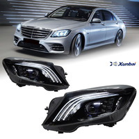 Faros LED XUNBAI Estilo Maybach de 12V 60W para Mercedes Clase S W222 2014-2017, DRL, CAN Bus, Plug and Play, Piezas de Auto para Mejora