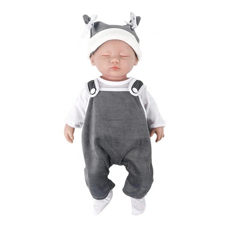 15 дюймов всего тела силиконовые куклы reborn baby милые рождественские куклы для детей