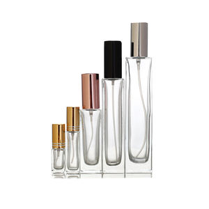 Vente en gros Flacon presse-<span class=keywords><strong>parfum</strong></span> <span class=keywords><strong>de</strong></span> luxe 30ml carré clair <span class=keywords><strong>rose</strong></span> verre rectangle vide 5ml 10ml 15ml 20ml 50ml flacons pulvérisateurs - Product Image 5