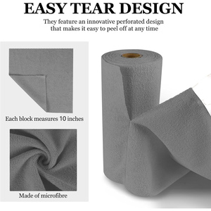 Quick-dry Pet Cleaning Towel <b>Roll</b> Disposable Absorbent Custom Kitchen Microfiber Cloth <b>Rolls</b> for Dogs Cats - Product Image 4