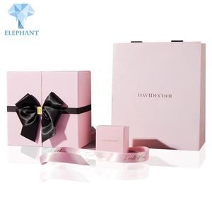 Style Easy Open Paper Women <b>Watch</b> Jewelry <b>Set</b> Fashion Double Door Luxury Gift Box - Product Image 6