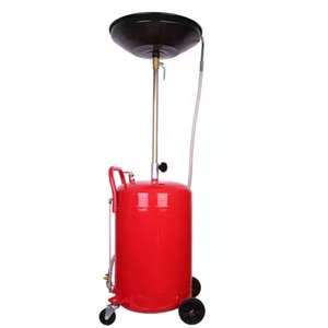Tanque de Drenaje de Aceite Usado de 80L, Metálico, Negro, Operado por Aire, para Cambio de Aceite de Automóviles y Transferencia de Fluidos y Combustible - Product Image 5