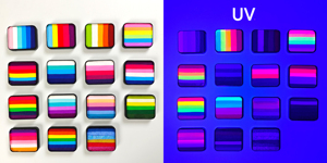 สีเพ้นท์ร่างกายสำหรับเด็ก สูตรน้ำ ปลอดสารพิษ สีรุ้งแบบแยกสี  รับทำโลโก้แบรนด์ส่วนตัว  สำหรับงานศิลปะบนร่างกาย  ทนแสงยูวี - Product Image 6